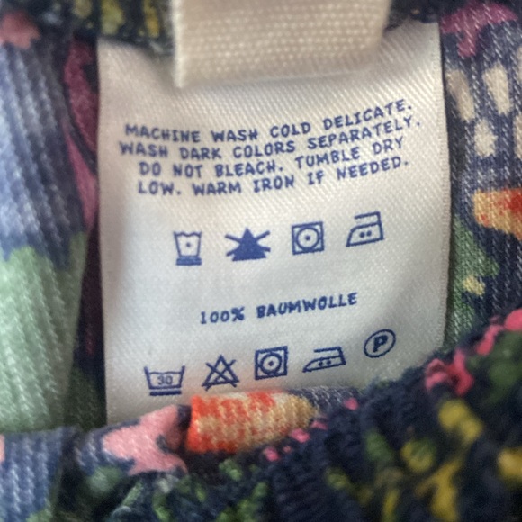 Lands' End Kids Size L Corduroy Skirt Foxes Bunnies forest scenes Boho Girls - Picture 3 of 4